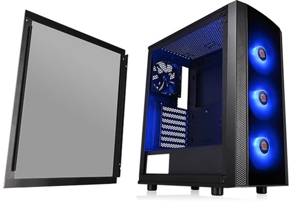 Корпус Thermaltake Versa J25Tempered Glass RGB Edition Black (CA-1L8-00M1WN-01) - зображення 11