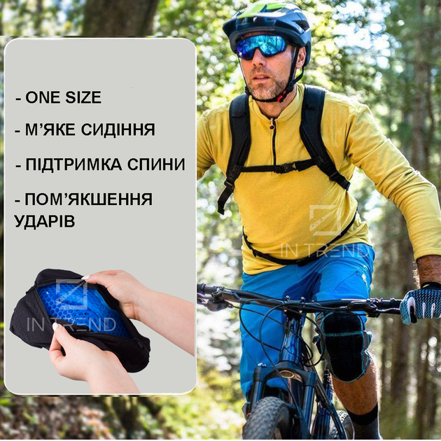 Подушка для велосипеда на сиденье Egg bicycle Cushion Черная ...