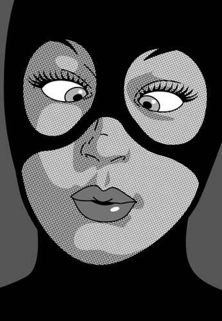Картина ArtPoster Женщина-кошка (Cat woman) весело кривляется 50x72 см ...