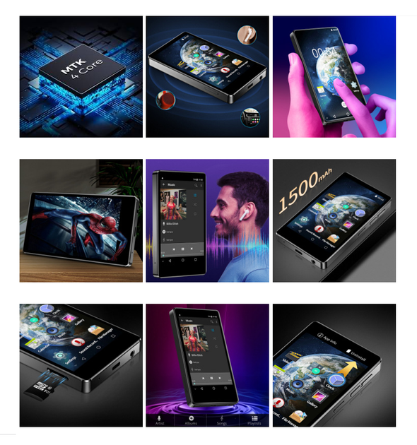MP3 MP4 плеєр JNN M20 Hi-Fi 16Gb 4,0" Bluetooth and Wi-Fi - Фото 4 MP3 MP4 плеєр JNN M20 Hi-Fi 16Gb 4,0" Bluetooth and Wi-Fi - зображення 4