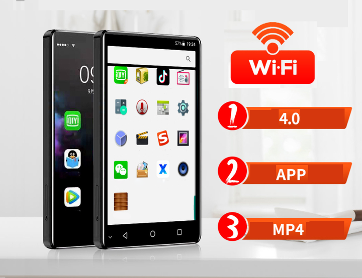 MP3 MP4 плеєр JNN M20 Hi-Fi 16Gb 4,0" Bluetooth and Wi-Fi - Фото 6 MP3 MP4 плеєр JNN M20 Hi-Fi 16Gb 4,0" Bluetooth and Wi-Fi - зображення 6