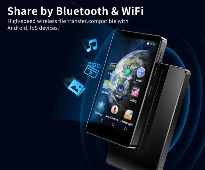 MP3 MP4 плеєр JNN M20 Hi-Fi 16Gb 4,0" Bluetooth and Wi-Fi - Фото 9 MP3 MP4 плеєр JNN M20 Hi-Fi 16Gb 4,0" Bluetooth and Wi-Fi - зображення 9