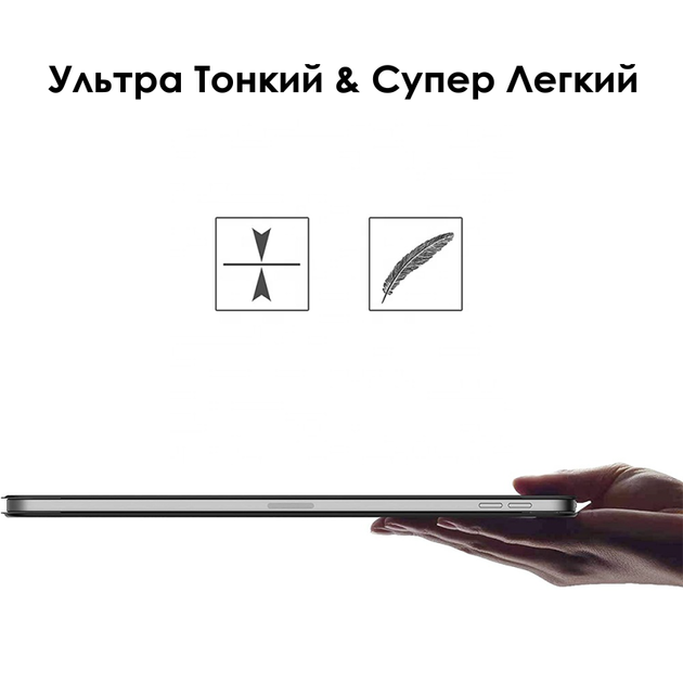 Чехол Fruct Magnetic для iPad Pro 11 (2020-2022) Магнитный С подставкой Черный - изображение 4