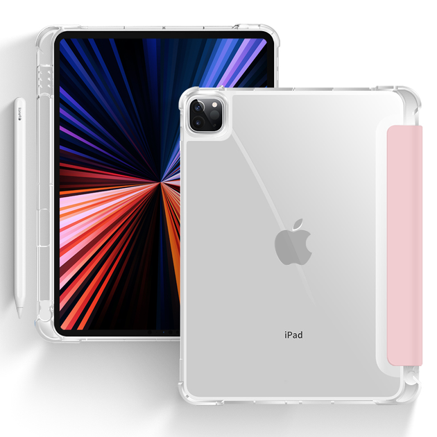 Силиконовый чехол Fruct Protect Plus для iPad Pro 11 2020-21 Противоударный с держателем для стилуса Розовый - изображение 2