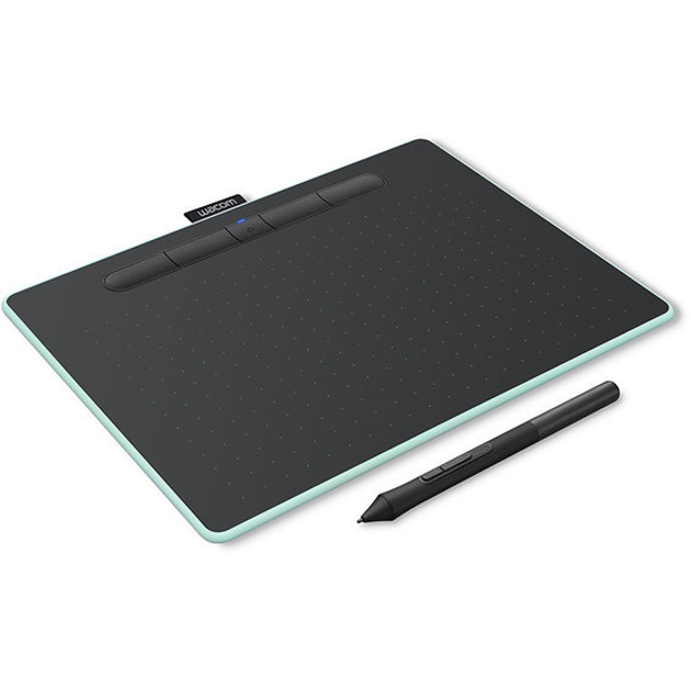 Графический планшет Wacom Intuos M Bluetooth Pistachio (CTL-6100WLE-N ...