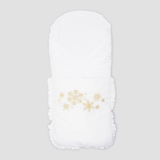 Зимний конверт-одеяло Модный карапуз 03-00468-1 56-68 см Белый (4822305646815) 