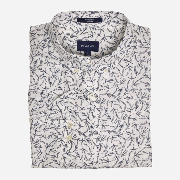 Сорочка GANT Pp Lavendel Print Reg Bd 3024630 S Eggshell (7325705703722) - зображення 3