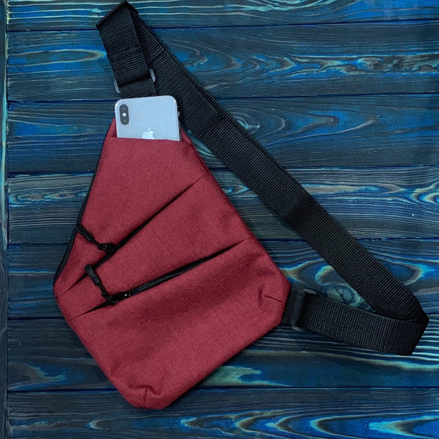 Сумка мужская через плечо Crossbody Красная Original от продавца: DTMA ...