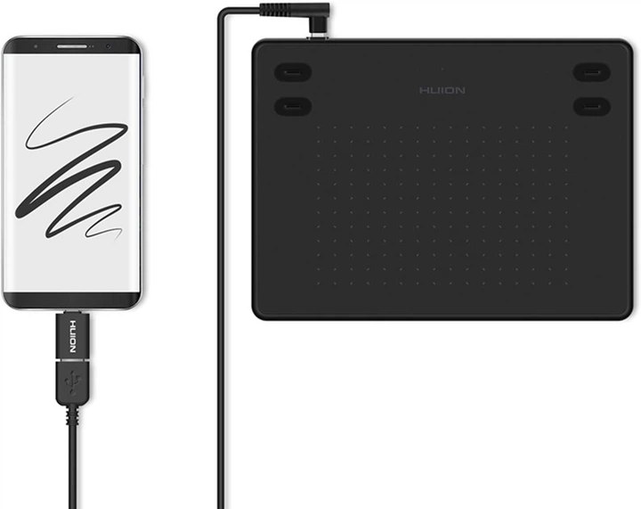 Графічний планшет Huion Inspiroy RTE-100-B - зображення 3