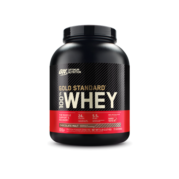 Сывороточный протеин 100% Whey Gold Standard Natural Optimum Nutrition шоколадный солод 2.268 кг (ON135) - изображение 2