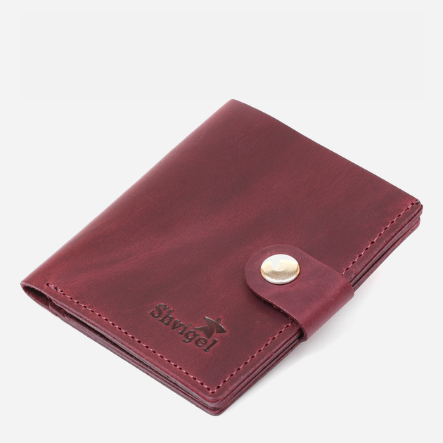 Портмоне шкіряне Shvigel leather-16478 Вишневе від Rozetka на платформі USKIDKA Акція на Портмоне шкіряне Shvigel leather-16478 Вишневе від Rozetka