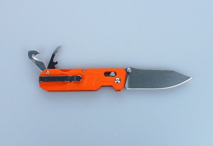Нож складаний для виживання Ganzo G735-OR (Axis Lock, 86/205 мм) - изображение 1
