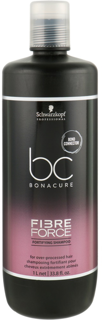 Акція на Безсульфатний шампунь Schwarzkopf Professional BC Bonacure Fibre Force Fortifying Shampoo Зміцнювальний 1000 мл від Rozetka