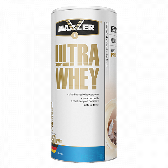Протеїн Ultra Whey Maxler білий шоколад кокос 450 г (MA057) - зображення 2