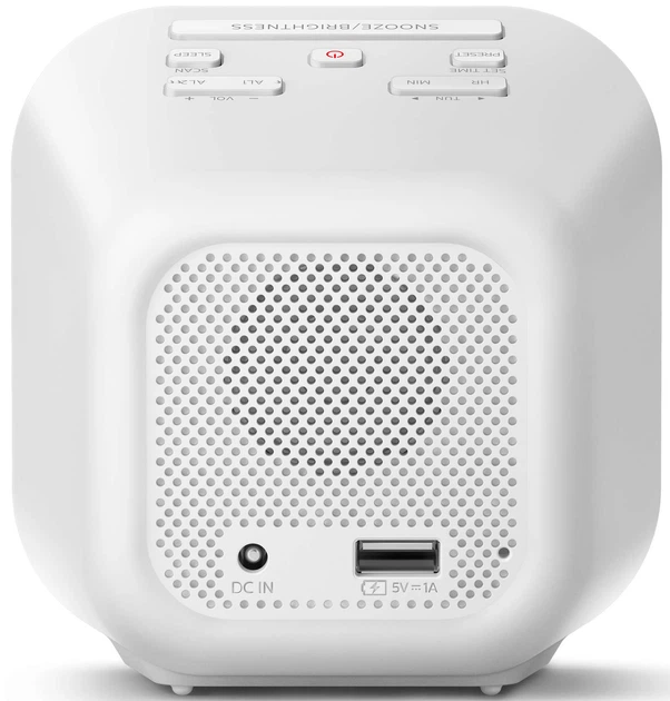 Stojący zegar radiowy z budzikiem Philips TAR4406 (4895229116658) - obraz 4
