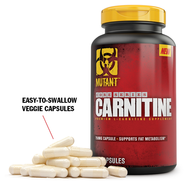 L-карнітин L-Carnitine Mutant 120 капсул (MUT067) - зображення 4