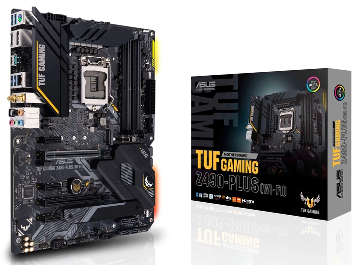 Материнская плата Asus TUF Gaming Z490-Plus (Wi-Fi) (s1200, Intel