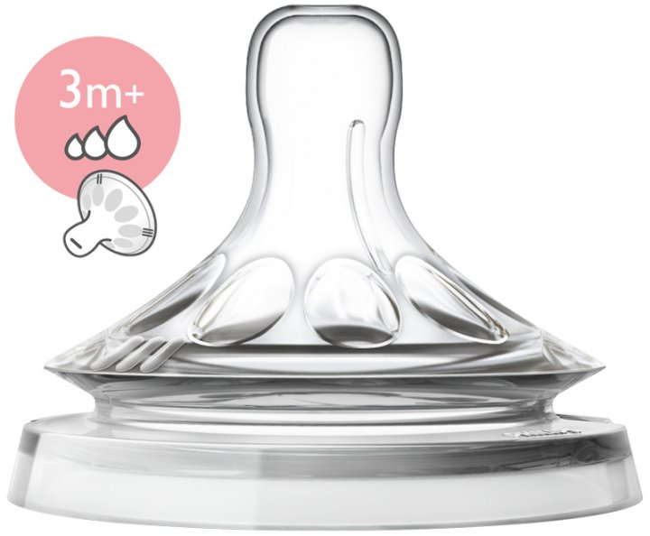 Силіконова соска Philips Avent Natural SCF045 27 3 міс змінний потік (bc-343550) - зображення 1