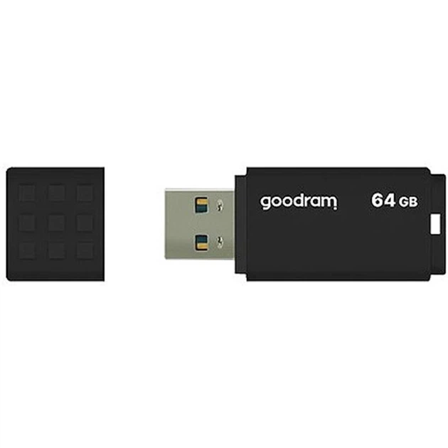 Флеш-накопитель USB3.0 64GB GOODRAM UME3 Black (UME3-0640K0R11) - Фото 1 Флеш-накопитель USB3.0 64GB GOODRAM UME3 Black (UME3-0640K0R11) - изображение 1
