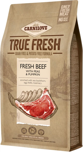 Сухий корм для собак Carnilove True Fresh BEEF for Adult dogs з яловичиною 1.4 кг (8595602546039)A - Фото 1 Сухий корм для собак Carnilove True Fresh BEEF for Adult dogs з яловичиною 1.4 кг (8595602546039)A - изображение 1