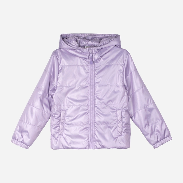 Акция на Куртка демісезонна дитяча для дівчинки Coccodrillo Flower WC2152701FLO-016 116 см Фіолетова от Rozetka
