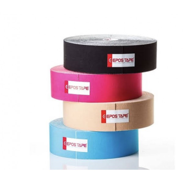 Кинезио тейп EPOS TAPE 31,5м, бежевый из хлопка, Гипоаллергенный Акриловый (КТ-09) - изображение 3