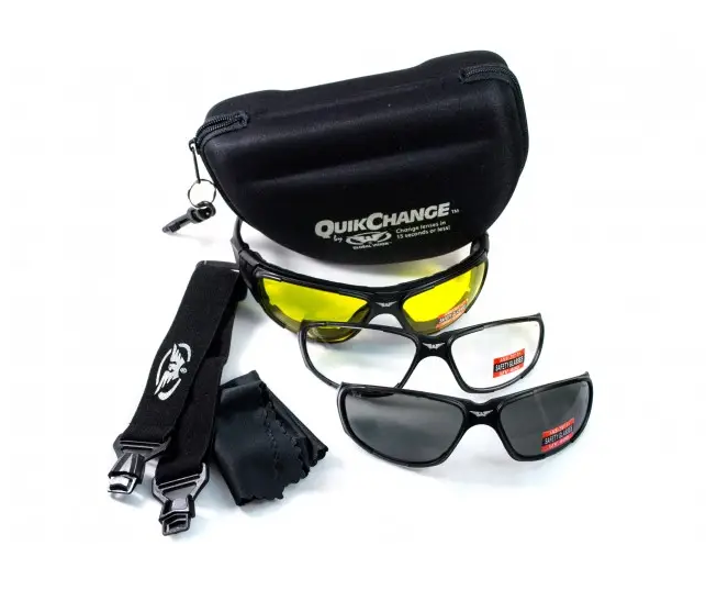 Защитные очки со сменными линзами Global Vision QuikChange Kit (1КВИКИТ) - изображение 1