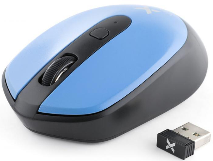 Мышь Vinga MSW-908 Silent Click Wireless Black/Blue - изображение 5
