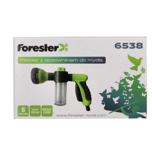 Пистолет с колбой для полива и мойки Forester 8 функций (E6538) - Фото 4 Пистолет с колбой для полива и мойки Forester 8 функций (E6538) - изображение 4