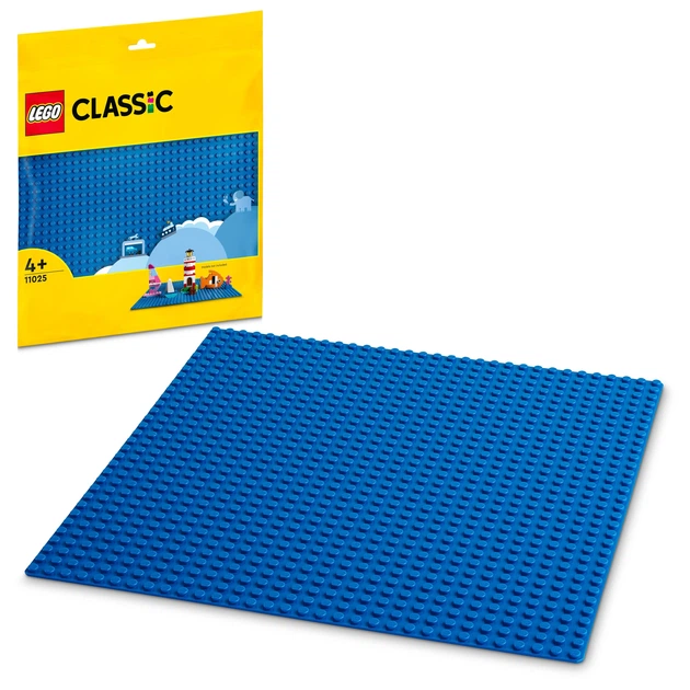 Конструктор LEGO Classic Синя базова пластина 1 деталь (11025) - зображення 2