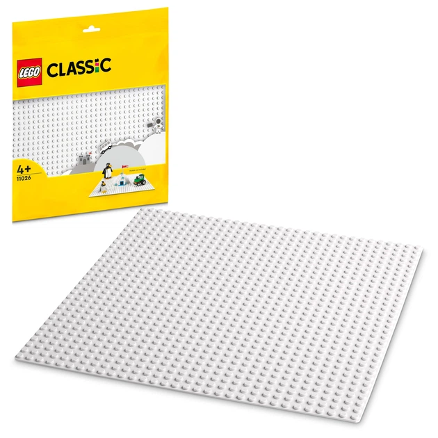 Конструктор LEGO Classic Біла базова пластина 1 деталь (11026) - зображення 2
