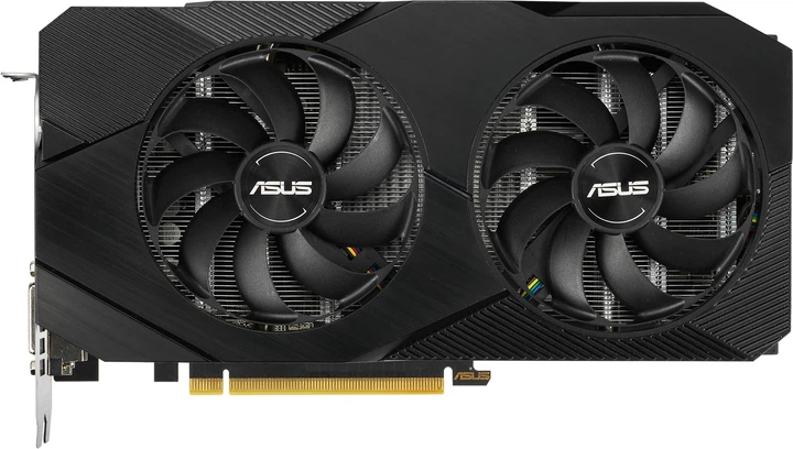 ②NVIDIA GeForce RTX2060 Видеокарта Asus PCI-Ex GeForce RTX 2060 Dual EVO OC Edition 12GB