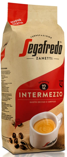 Кофе в зернах Segafredo Intermezzo 1 кг (8003410212652) - Фото 2 Кофе в зернах Segafredo Intermezzo 1 кг (8003410212652) - изображение 2