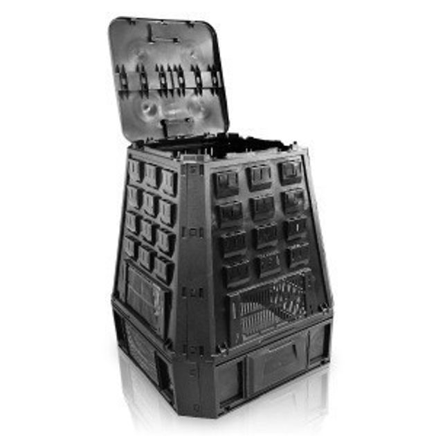 Компостер садовый Prosperplast 850 L Evogreen черный - изображение 2