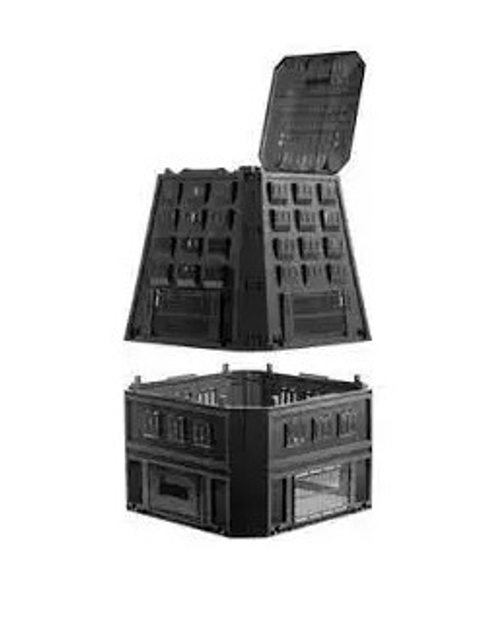 Компостер садовый Prosperplast 850 L Evogreen черный - изображение 3