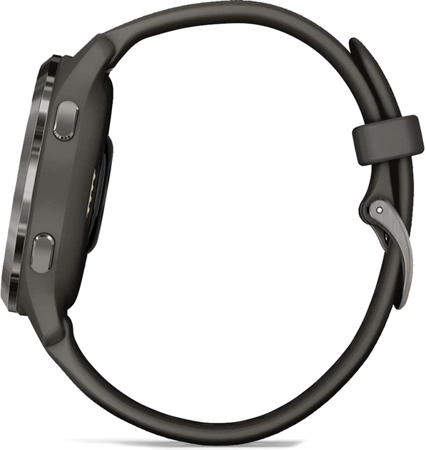 Смарт-годинник Garmin Venu 2S Slate Bezel 40 mm with Graphite Case and Silicone Band (010-02429-10) - зображення 4