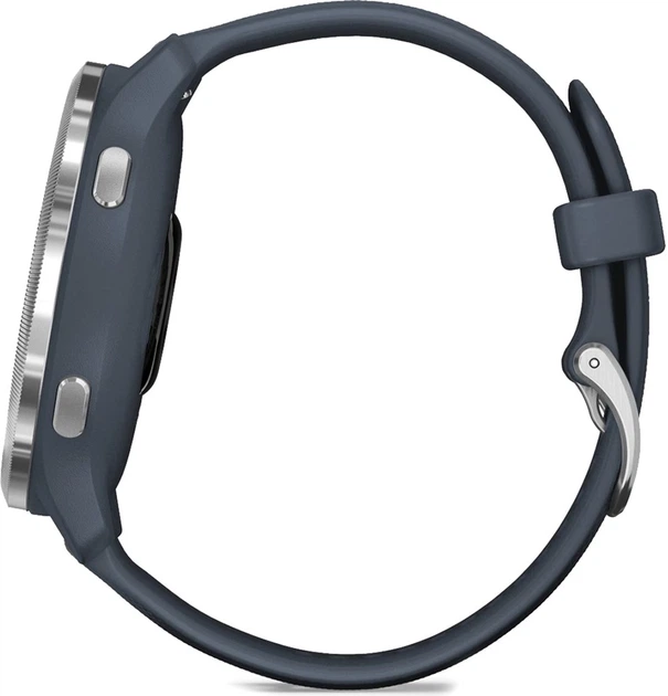 Смарт-годинник Garmin Venu 2 Silver Bezel with Granite Blue Case and Silicone Band (010-02430-10) - зображення 4