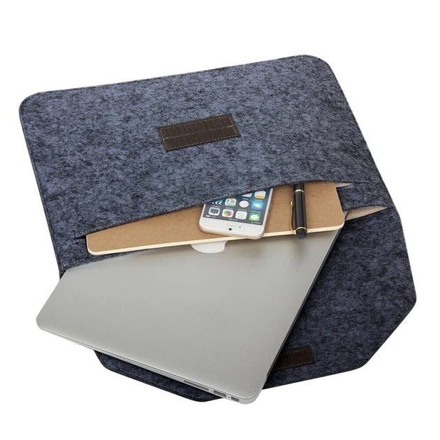 Чехол-конверт из войлока для MacBook 16" Black - изображение 2