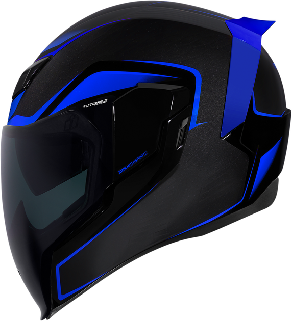 Шолом Icon Airflite Crosslink, S, Чорний/Синій (1314063) - зображення 3