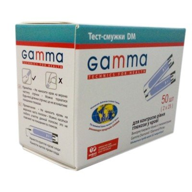 Тест-смужки Гамма ДМ #50 - Gamma DM #50 - зображення 2