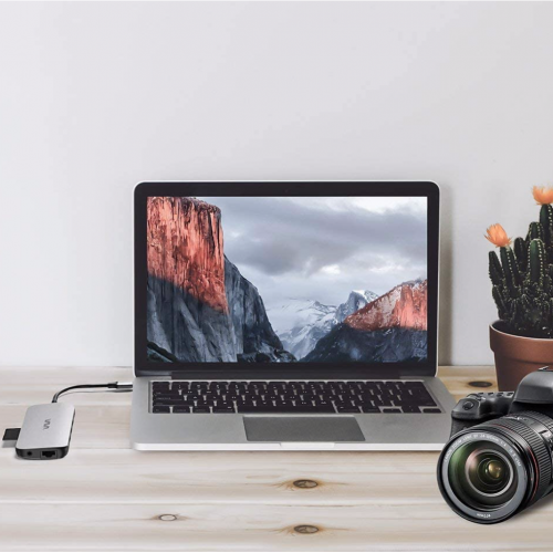 USB-хаб VAVA USB-C Hub 9-in-1 Adapter with HDMI 4K, PD Power Delivery (VA-UC006) - изображение 7