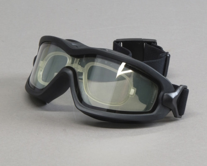 Тактические очки-маска с диоптрической вставкой Pyramex V2G-PLUS тёмные (2В2Г-20П+RX) - изображение 2