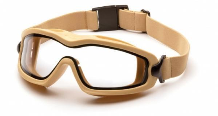 Тактичні окуляри-маска Pyramex V2G-PLUS SAND прозрачные (2В2Г-Т10П) - зображення 1