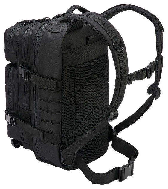 Тактичний рюкзак Brandit US Cooper Lasercut 30л. чорний (8023.2.OS) - зображення 2