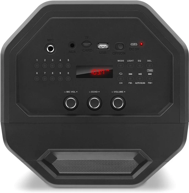 Głośnik przenośny Sven PS-655 Black (00410113) - obraz 6