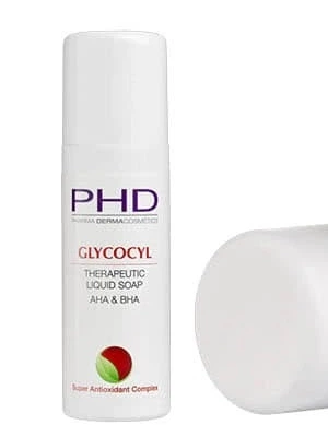 PHD Мыло-пилинг для умывания/ Glycocyl Therapeutic Liquid Soap AHA&BHA 200мл - Фото 1 PHD Мыло-пилинг для умывания/ Glycocyl Therapeutic Liquid Soap AHA&BHA 200мл - зображення 1
