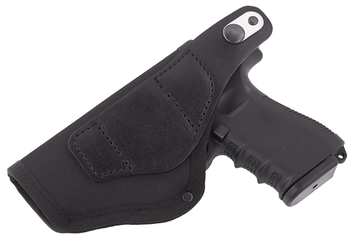 Кобура Retay G-17 Glock-17 поясна Oxford 600D шкіра чорна MS - зображення 2