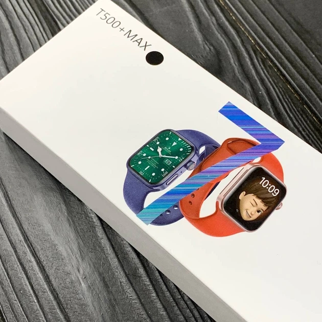 Смарт часы Airplus T500+ MAX Smart Watch Series 7. Цвет серый металлик. Алюминиевый корпус, съемный ремешок. - изображение 7