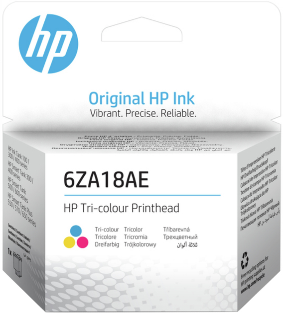 Печатающая головка HP Ink Tank/Smart Tank Tri-Color (6ZA18AE) – фото ...