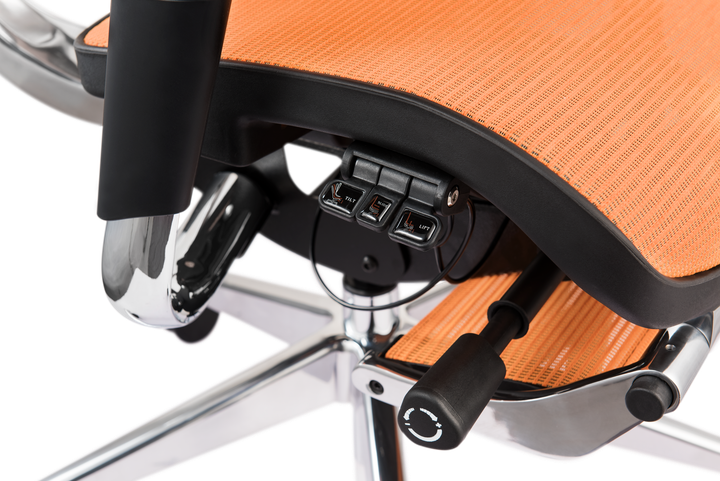 Офисное эргономичное кресло GT Racer X-802L Orange (W-23) - Фото 3 Офисное эргономичное кресло GT Racer X-802L Orange (W-23) - изображение 3